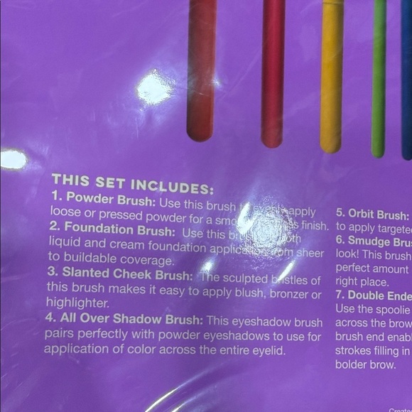 Macy's Colorful Brush Set - Picture 8 of 9